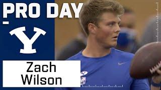 Zach Wilson FULL Pro Day Highlights: Every Throw