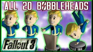 ALL 20 Bobblehead Locations | Vault-Tec CEO Walkthrough/Guide - Fallout 3