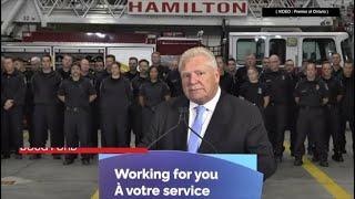 WATCH: Doug Ford battles reporters over bike lanes