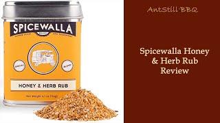 Spicewalla Honey and Herb Rub on Grilled Chicken Wings Review | AntStill BBQ