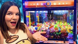 Can We Win IMPOSSIBLE Claw Machines at Dave and Buster's?