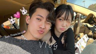 [Korea & China Couple] SF weekend date vlog | Harry Potter Lego‍️ | Crab Mukbang