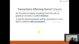 The Accounting Equation (introduction)