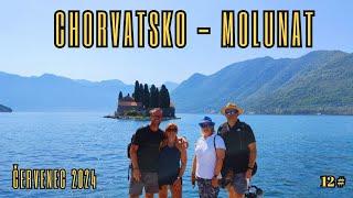 CHORVATSKO 2024 - 12.díl  Konávle - Molunat / Výlet do města Perast v Černé Hoře /️