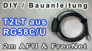 DIY: T2LT Antenne für Freenet und 2m AFU-Band! Mach's dir doch selbst! 