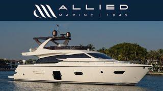 2015 Ferretti Yachts 750 Walkthrough - "INIZIO"