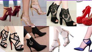 2022 fashionable women shoes//trendy high heel fashion//pencil heel collection