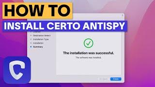 How to install Certo AntiSpy