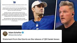 Daniel Jones Asks For Release From Giants, Will Be Free Agent After Benching?! | Pat McAfee Show