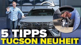 Hyundai TUCSON Facelift 2025: Neues Feature und Klangoptimerung | 5 Tipps & Tricks