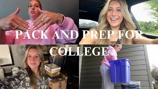 pack and prep with me for college: hair, nails, and packing