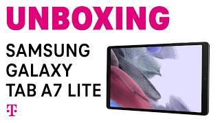 Samsung Galaxy Tab A7 Lite Unboxing | T-Mobile