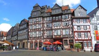 GERMANY historic center of Wetzlar, Butzbach and Braunfels (Hessen)