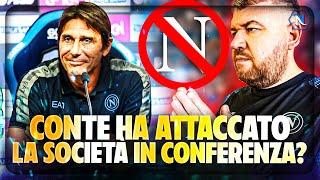 ​CONTE ATTACCA LA SOCIETA' IN CONFERENZA STAMPA?!​