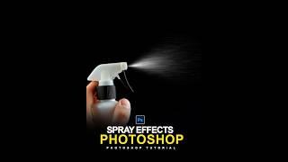 Quick Way Realistic Spray Effect in Photoshop | Photoshop #shorts Video