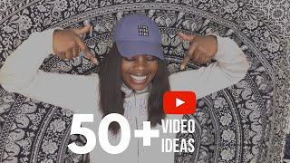 50+ YOUTUBE VIDEO IDEAS!! | 2017