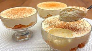 A delicious homemade dessert in 15 minutes that melts in your mouth! No baking!