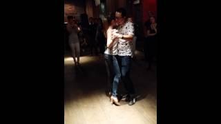 Kizomba improvers routine 28.10.2014 with Richard