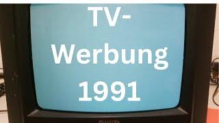 Fernsehen 1991 Ausschnitt von VHS-Kassette