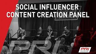 PRI's Inaugural Social Influencer Content Creation Panel