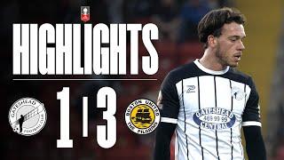 Gateshead's FA Trophy defence ends with Boston defeat | Gateshead 1-3 Boston United | HIGHLIGHTS