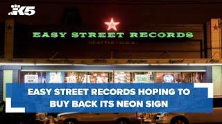 Easy Street Records hoping to find, buy back its neon sign