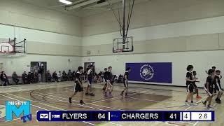 2023-24 Mighty Senior Basketball Tournament - Senior boys Dr. Lila Fahlman vs Kate Chegwin