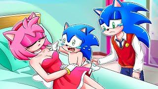 Amy Wake Up Please ! Don't Leave Sonic | Funny Story | Sonic The Hedgehog 3 Animation