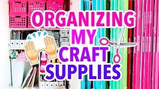 How I Reorganized my Craft Supplies + Updated Apartment Tour | @karenkavett