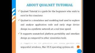 QUALNET TUTORIAL