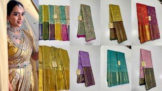 Latest Kanchipuram pure silk sarees |online shopping with prices