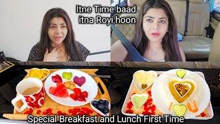 Itna Royi hoon main....Rone ke baad ye sab kiya special breakfast aur Lunch for husband...