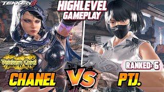Tekken 8 – CHANEL (Zafina) vs PTJ (Jun Kazama) – T8 High Level Gameplay!
