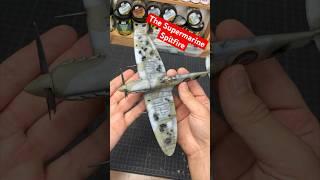 The Supermarine Spitfire Mk.Vb scale model plane Diorama tamiya 1/48