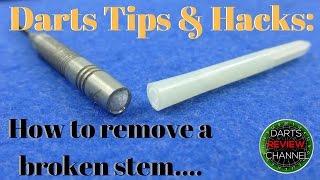 Darts Tips & Hacks: How to remove a broken darts stem - shaft