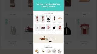 LeArts – Handmade Shop Shopify Theme #shopifythemes #shopify