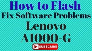 Lenovo A1000 G Flash done with Flash Tool by GsmHelpFul