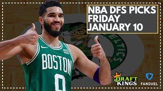 NBA DFS LIVE PRE-LOCK Q&A: FRIDAY JANUARY 10th FanDuel & DraftKings Lineup Advice