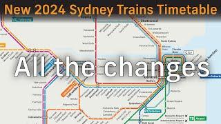 New Sydney Trains Timetable - All the changes