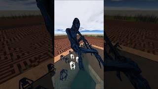 BLACK AND WHITE DEMON SCP-096 CHASE ME in Garry's Mod