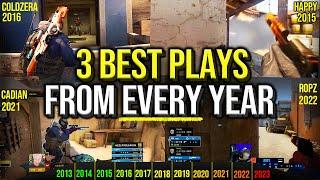 3 Best Plays From Every Single Year in CS:GO! (2013-2023)