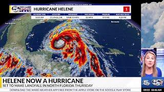 Helene is now a Hurricane