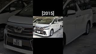 toyota velfire evolution [2002-2023]#pbc #shorts