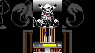 Ink Sans SHANGHAIVANIA - Attack 4 and 5 No Damage #undertale #undertalefangame #sans #nodamage