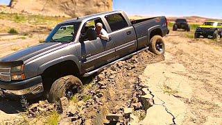 Lake Powell Drought Makes Havoc For Off Road Trucks!