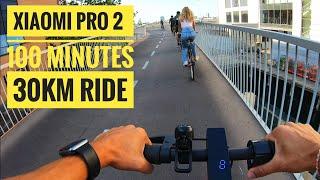 Xiaomi Pro 2 Long Range - 100 minutes / 30km ride in Denmark Copenhagen | Full HD