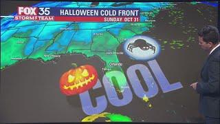 Halloween cold front on the way