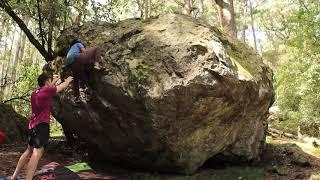 V2 - King John || Globe Boulder || Camels Hump Bouldering