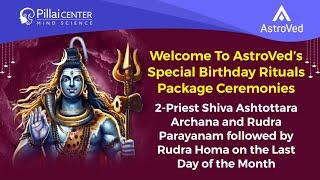 2 Priest Siva Ashtothara Archana + Rudra Parayanam & Rudra Homa on the last day of the month