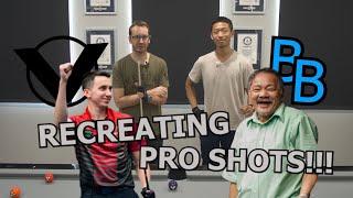 Recreating Pro Shots With @BilliardBreakdown & Venom!!